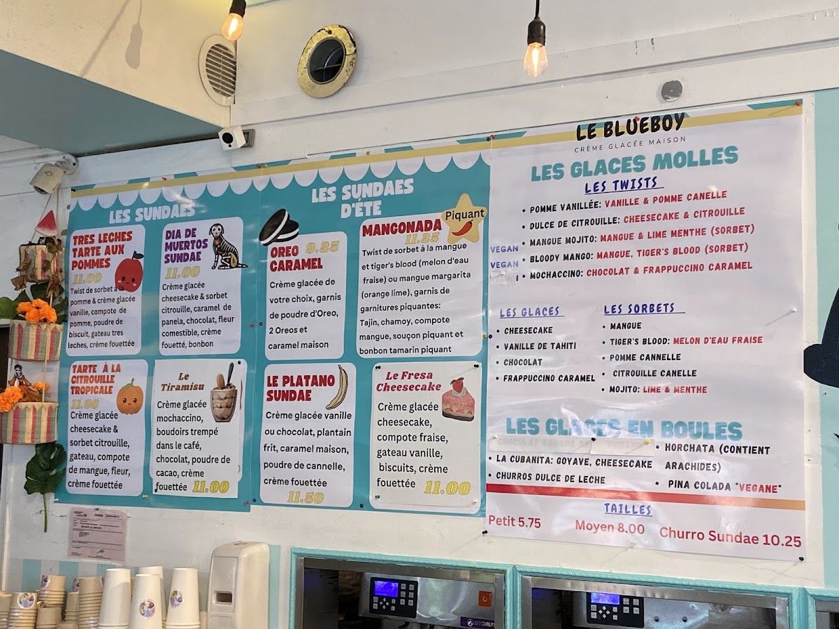 Le Blueboy: Artisan Glacier Photo Menu 4