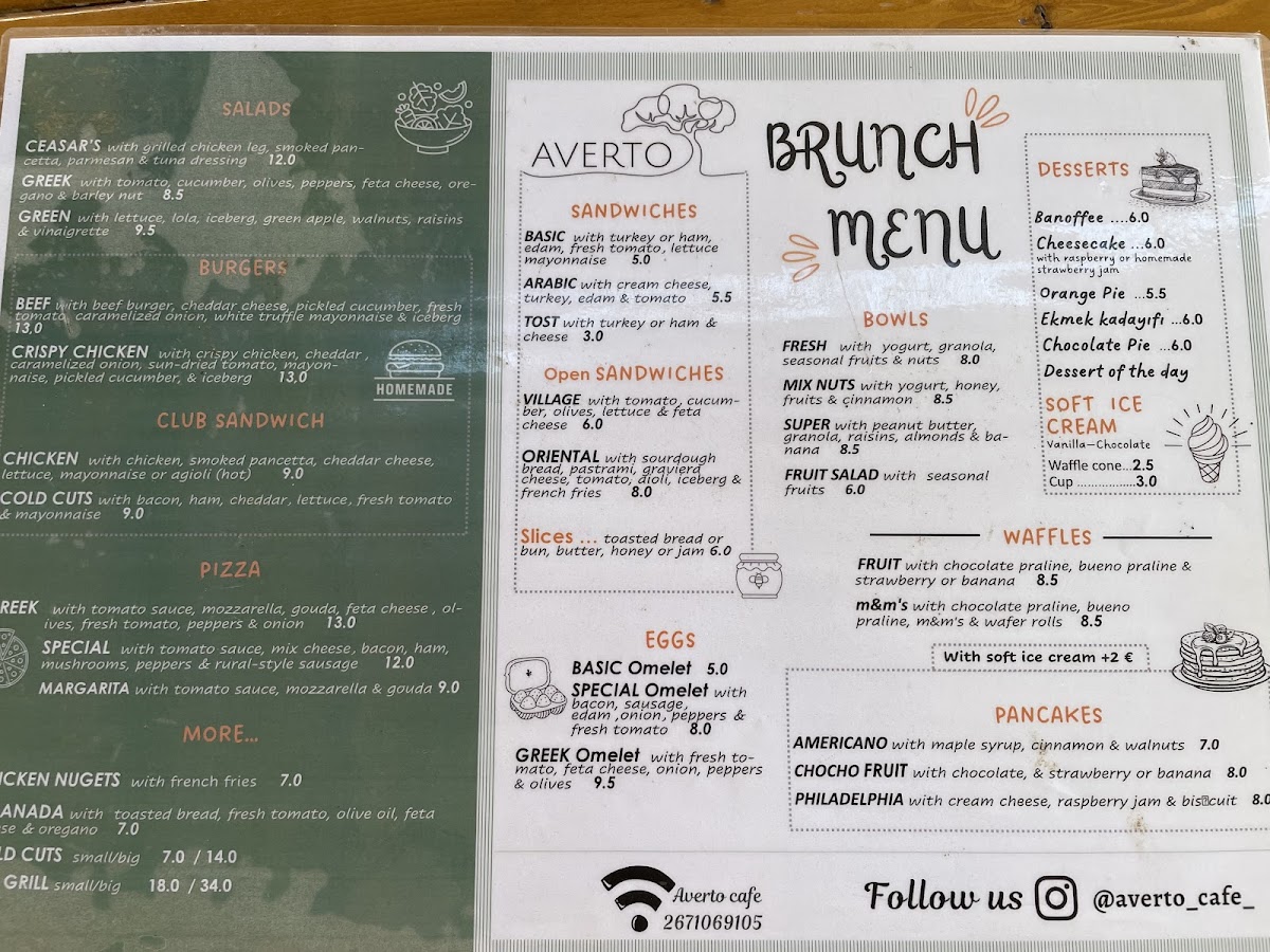 Averto Cafe Photo Menu 5