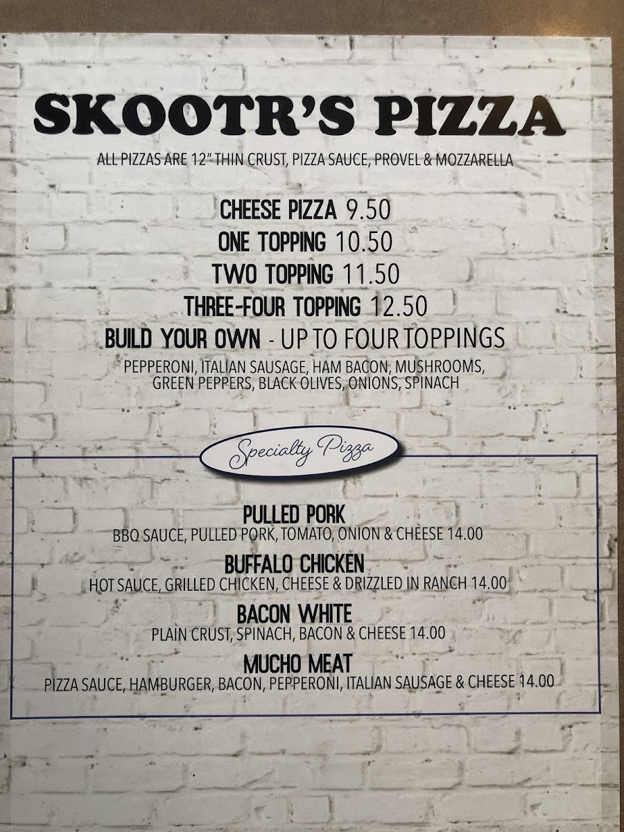 Skootr's Restaurant & Bar Photo Menu 4