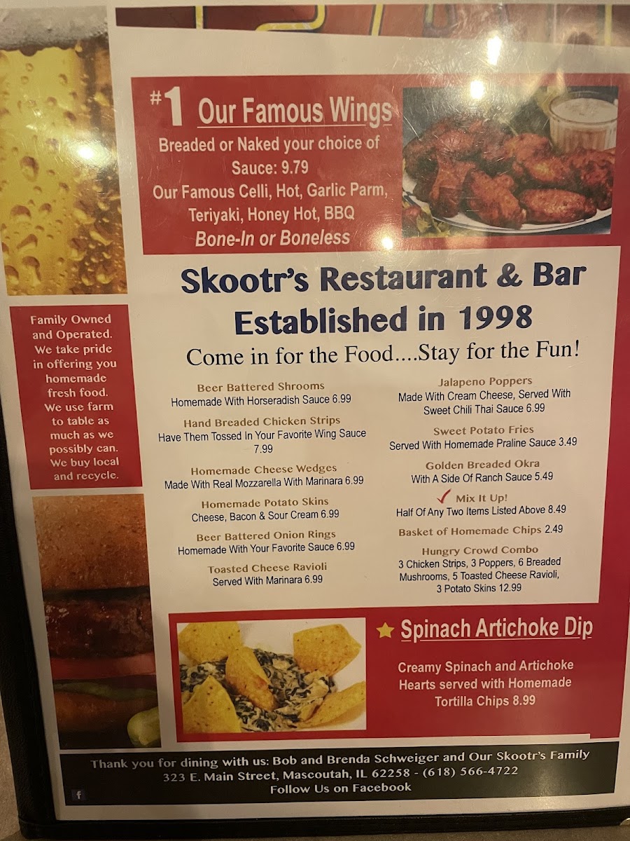 Skootr's Restaurant & Bar Photo Menu 8