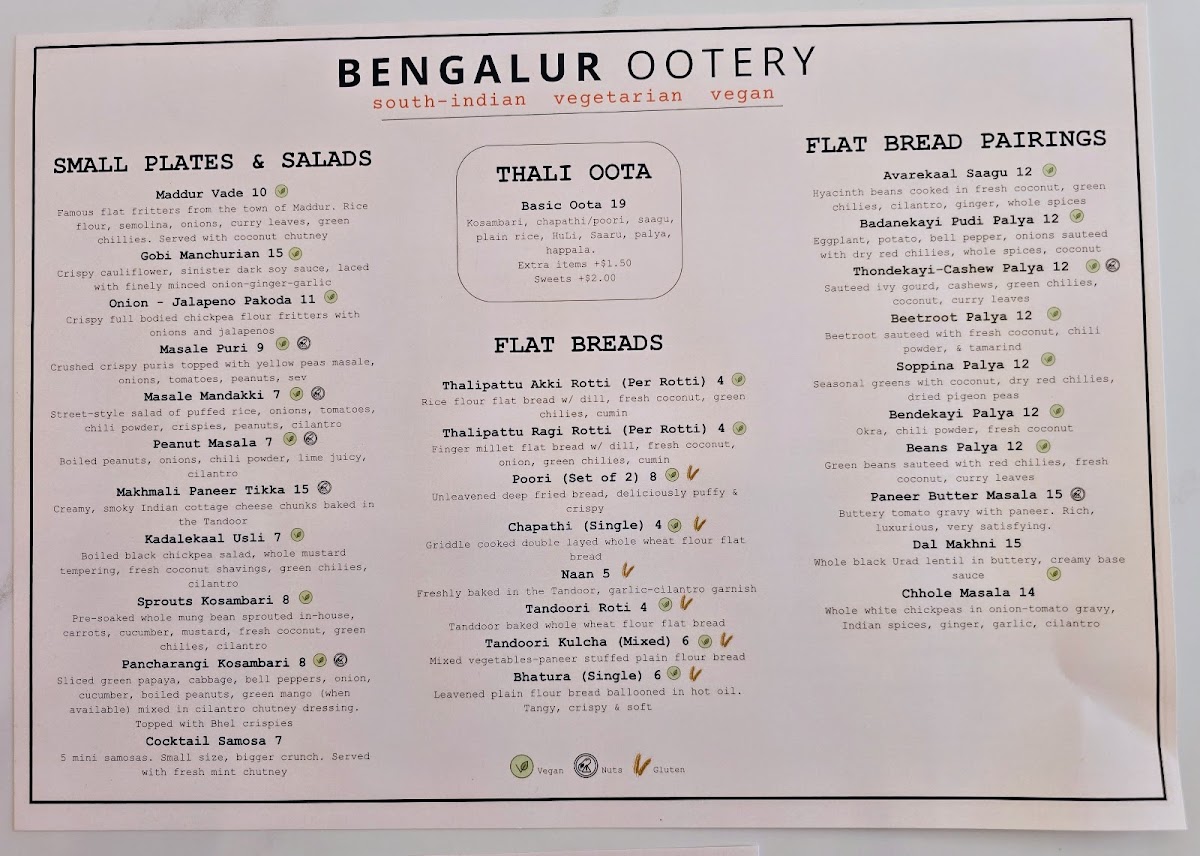 Bengalur Ootery Photo Menu 3