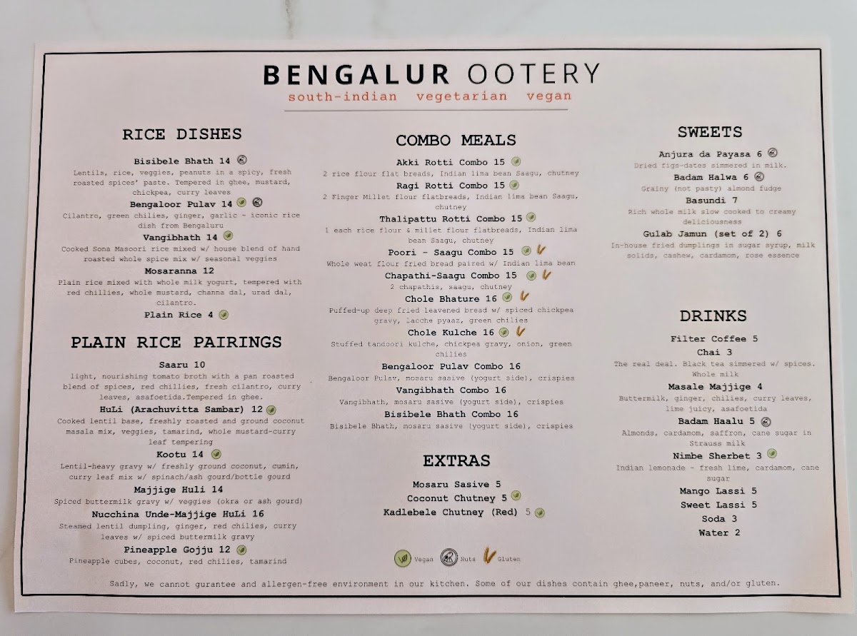 Bengalur Ootery Photo Menu 4