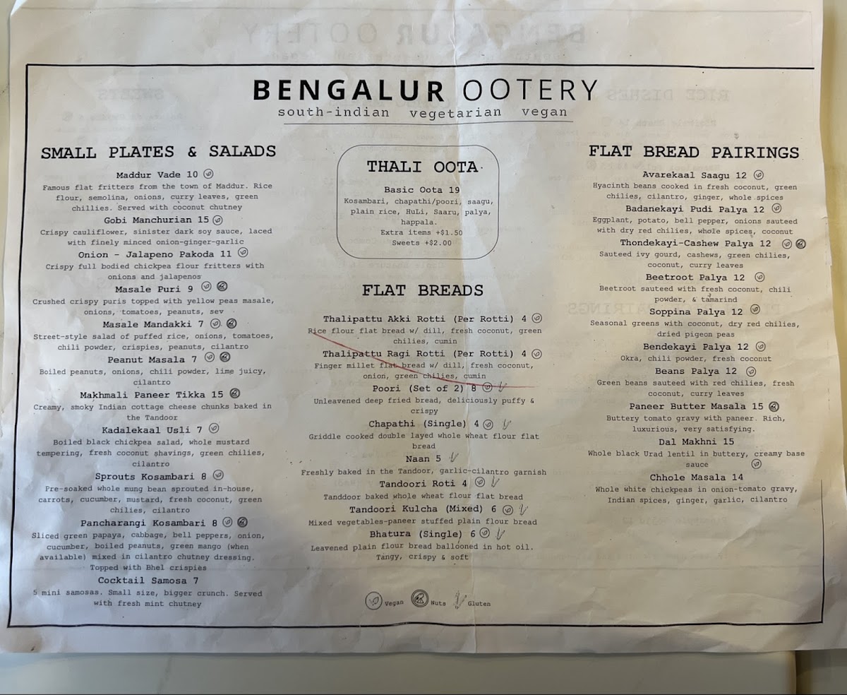 Bengalur Ootery Photo Menu 5