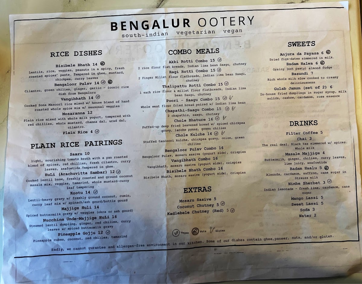 Bengalur Ootery Photo Menu 6