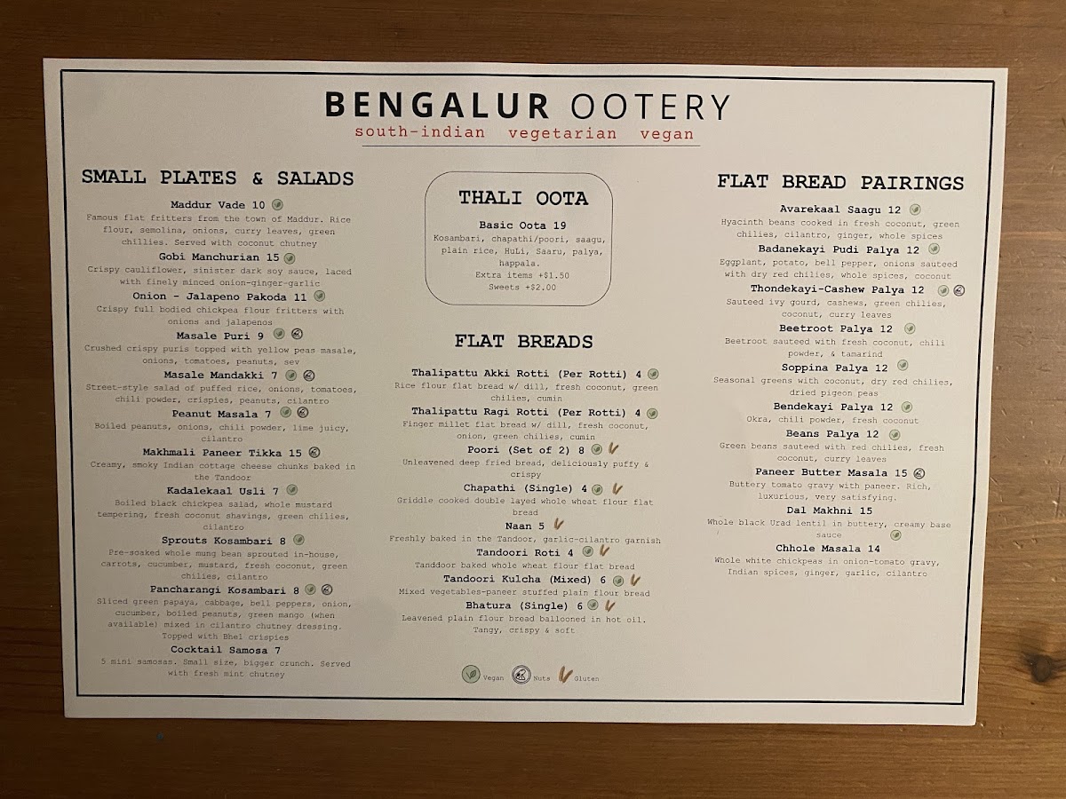 Bengalur Ootery Photo Menu 8