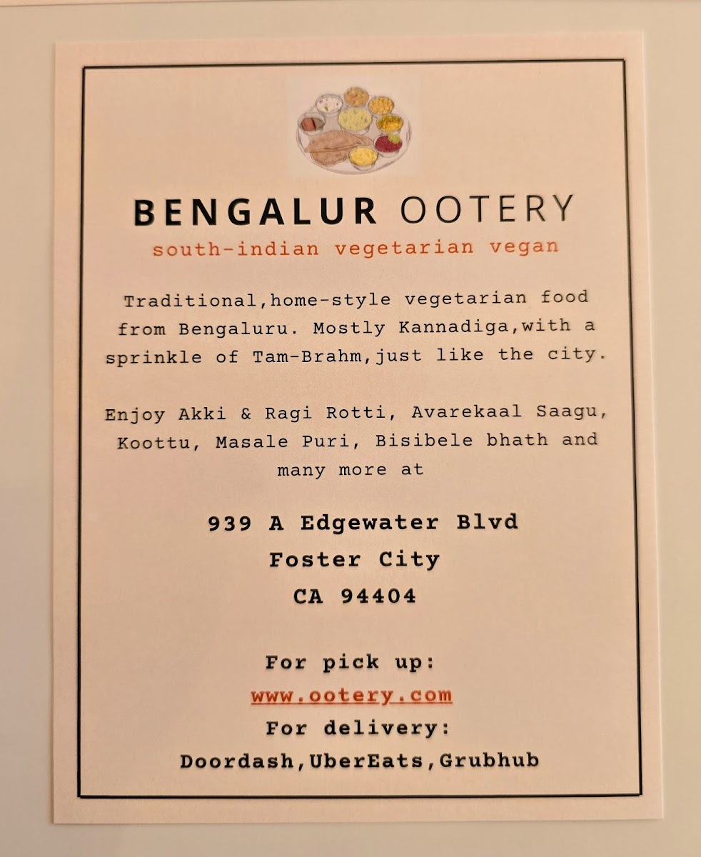 Bengalur Ootery Photo Menu 9
