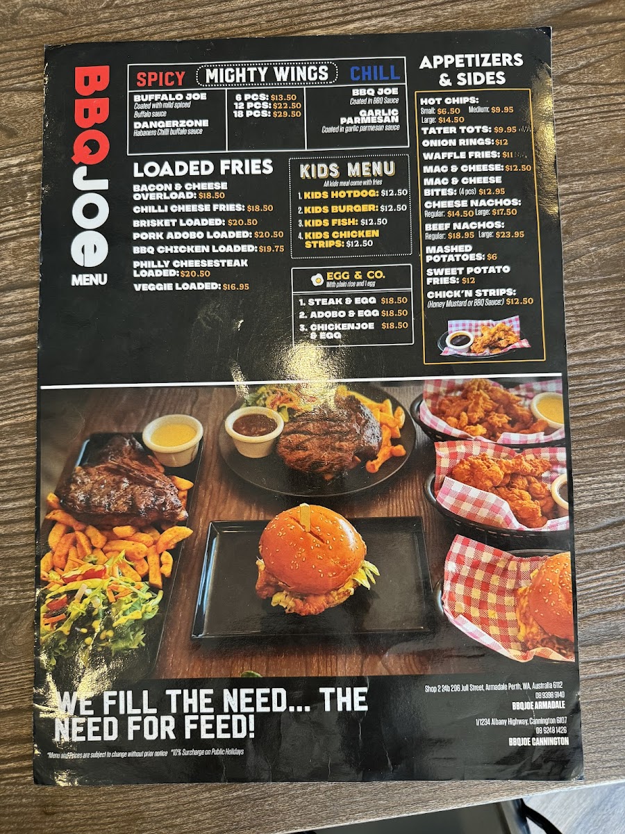 BBQ Joe Cannington Photo Menu 5
