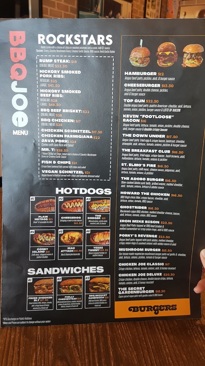 BBQ Joe Cannington Photo Menu 9
