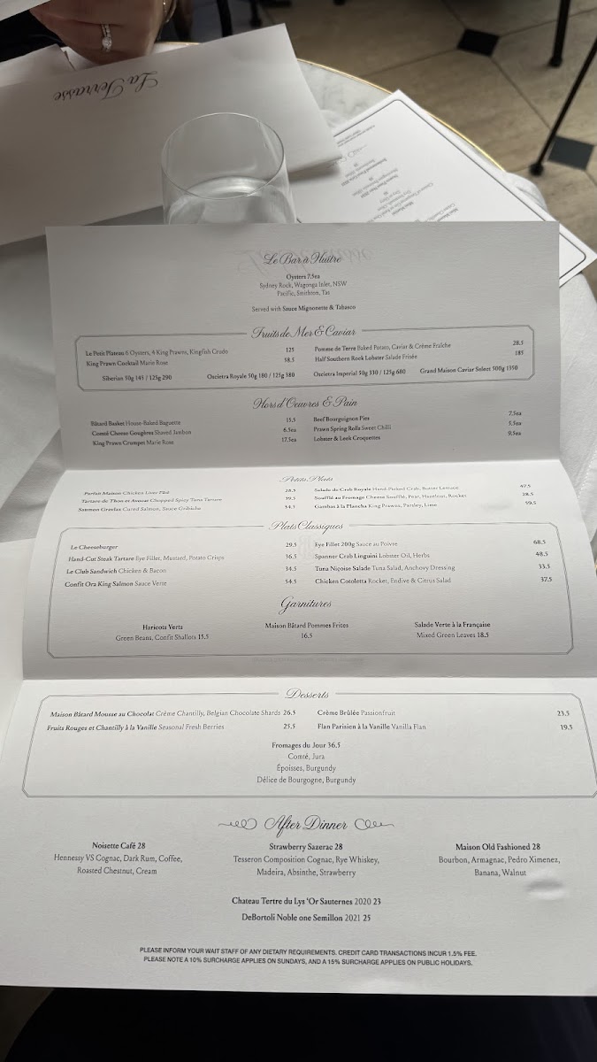 Maison Bâtard Photo Menu 10