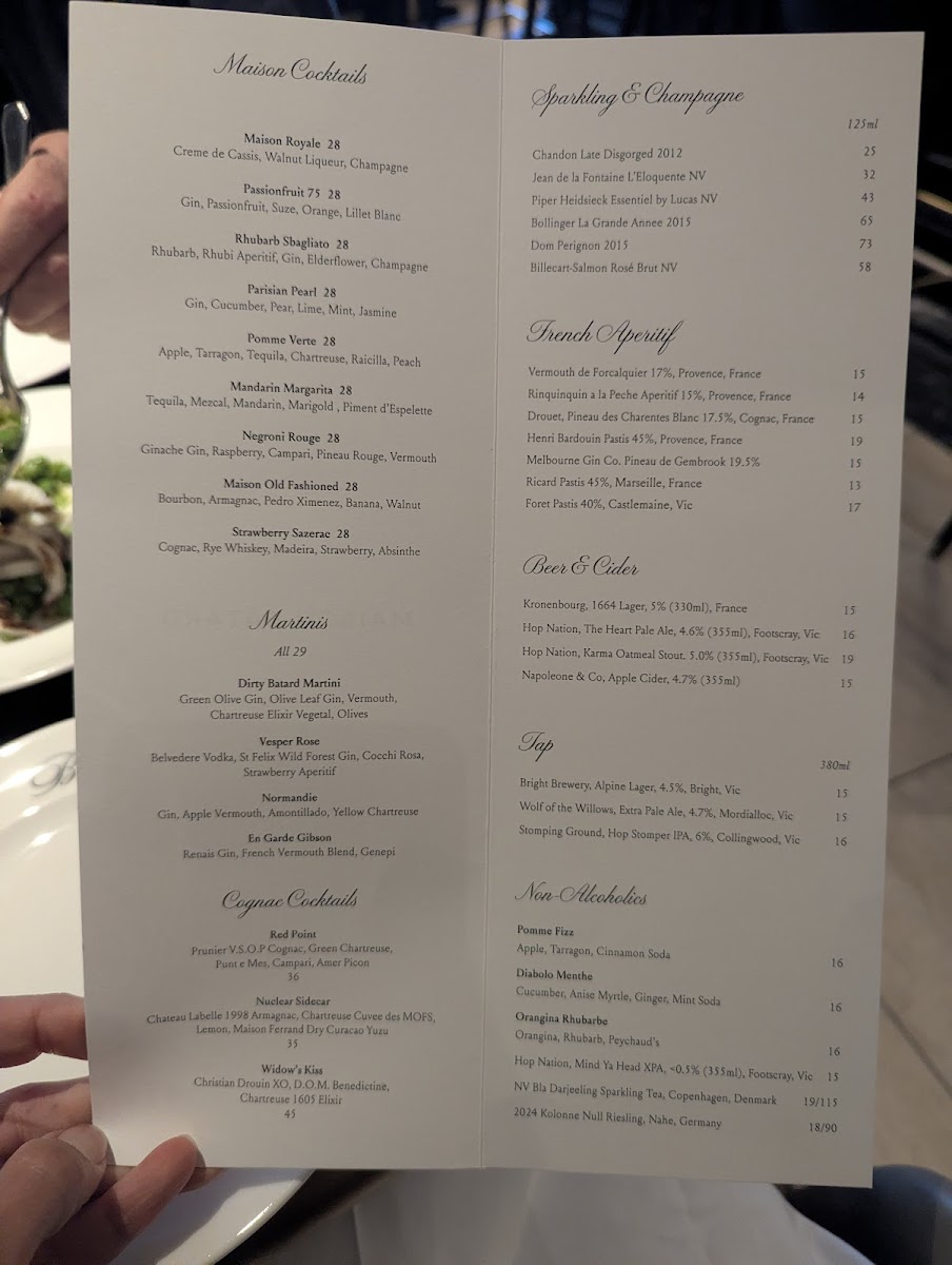 Maison Bâtard Photo Menu 7