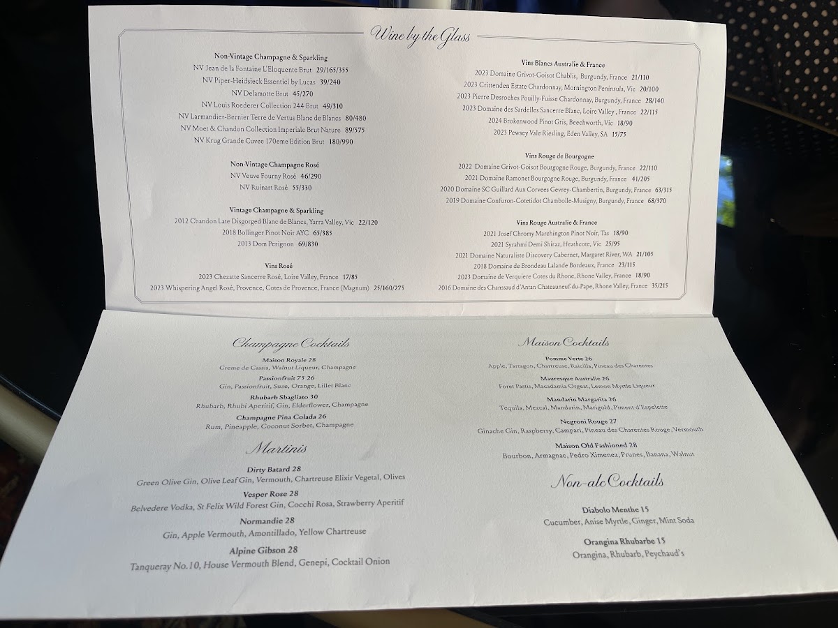 Maison Bâtard Photo Menu 8