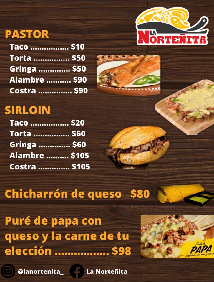 La Norteñita Photo Menu 2