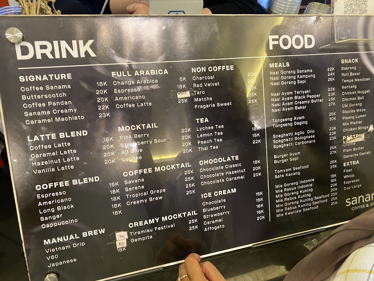 SANAMA COFFEE & SPACE Photo Menu 3