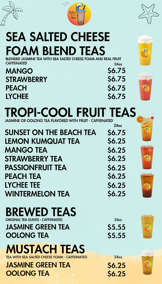 Boba by the Sea Photo Menu 3