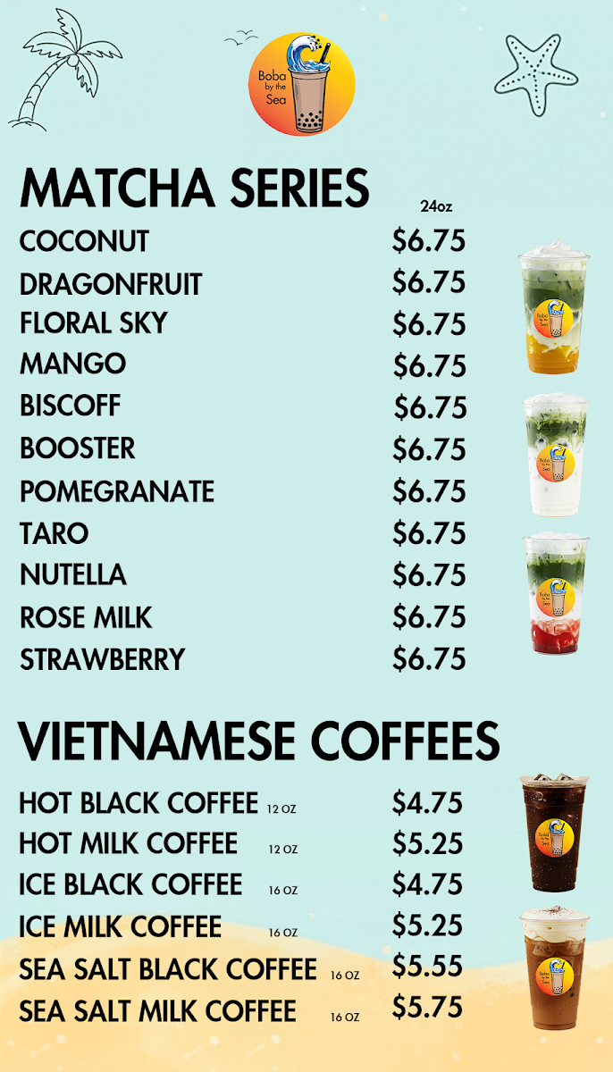 Boba by the Sea Photo Menu 4