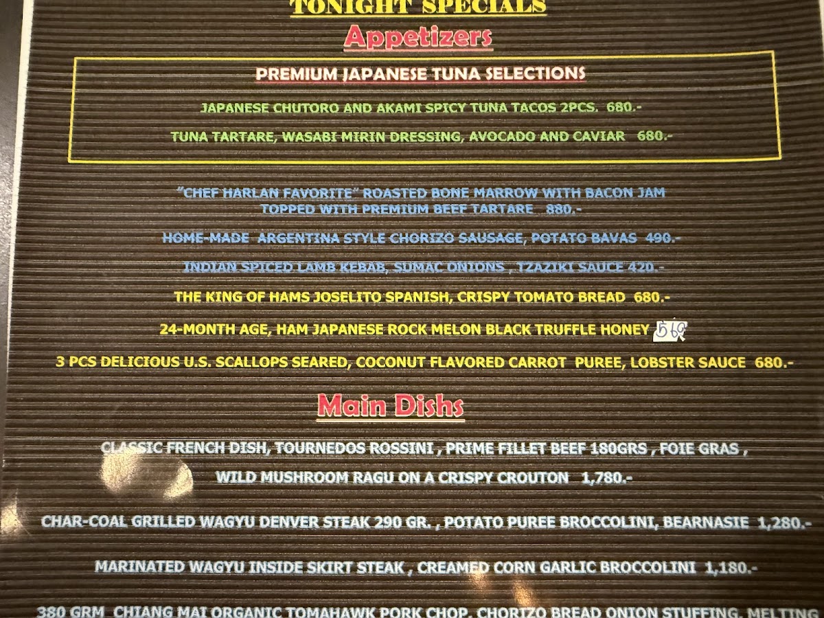 Harlan‘s Pattaya Photo Menu 7