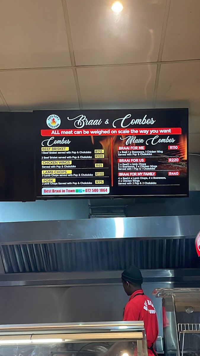 PAPA RONS SHISA NYAMA Photo Menu 2