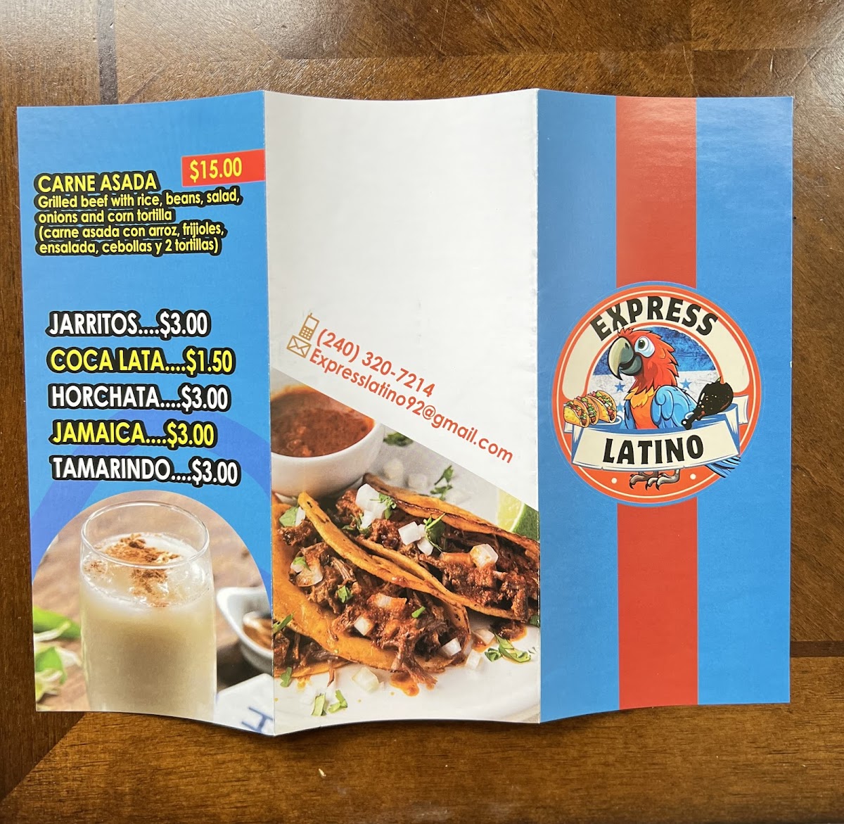 Express Latino Photo Menu 2