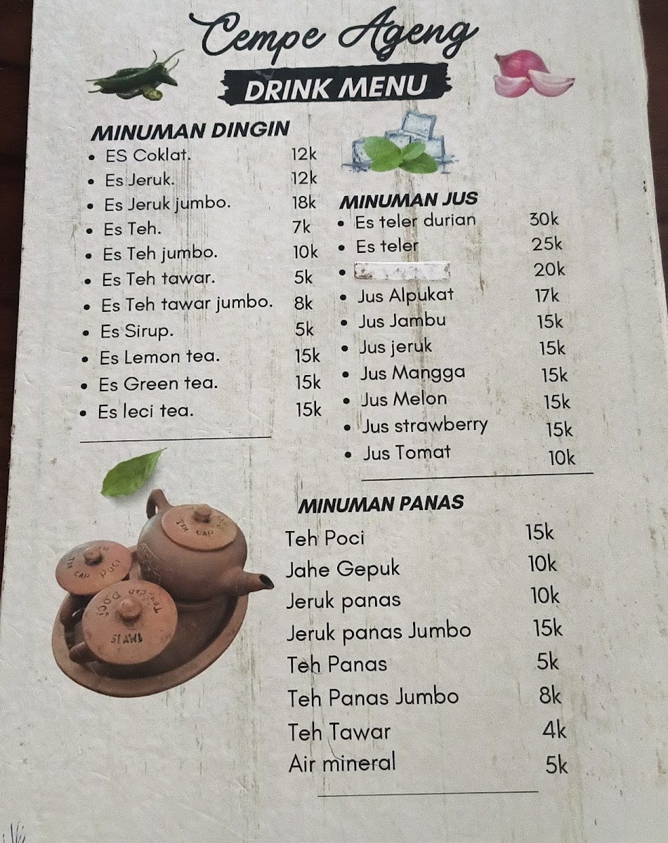 Cempe Ageng Photo Menu 2