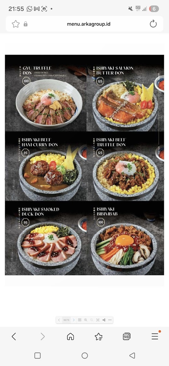 Gion The Sushi Bar - Living World Kota Wisata Photo Menu 6