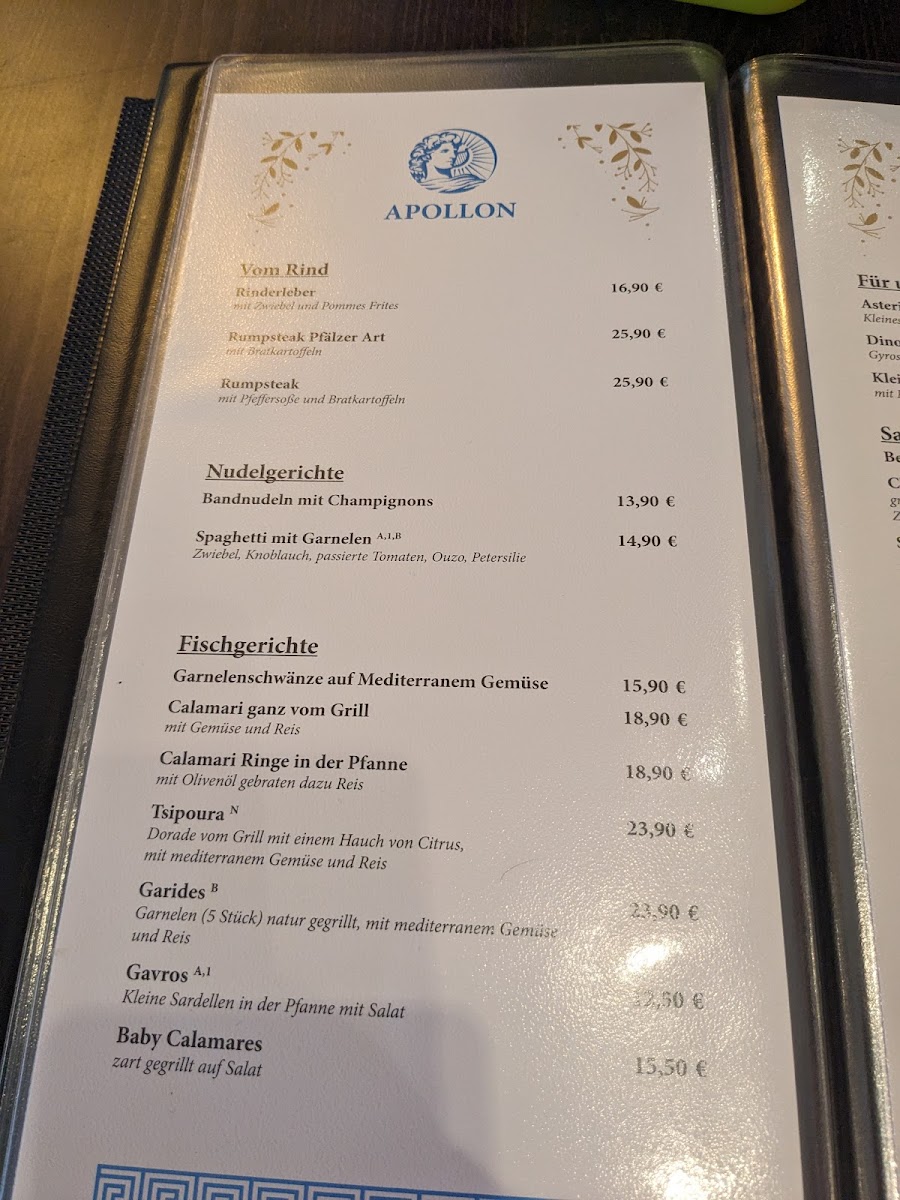 Restaurant Apollon Photo Menu 4
