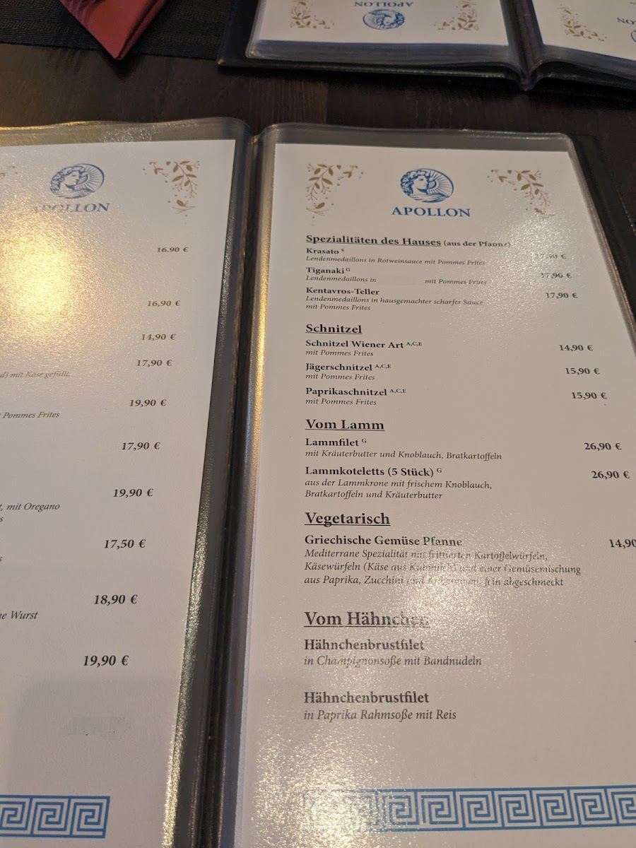 Restaurant Apollon Photo Menu 5