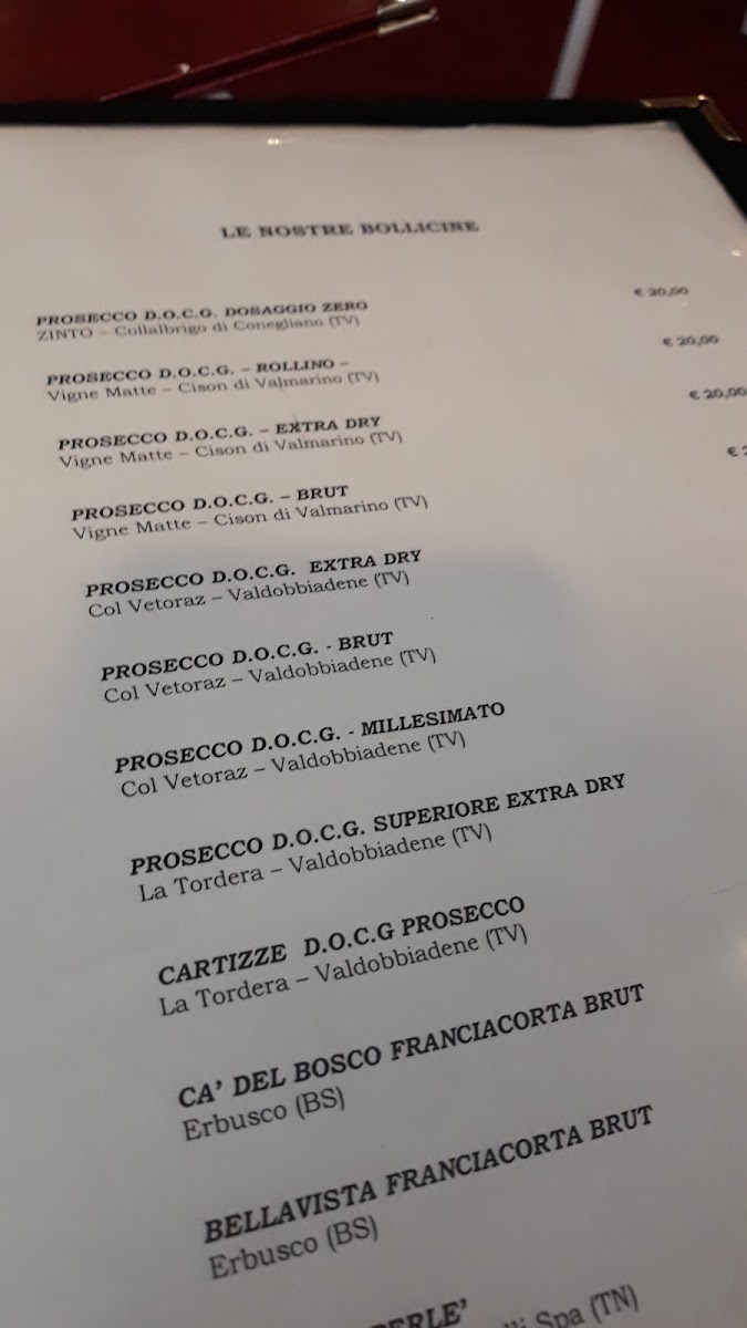 Antica Osteria alla Sorte Photo Menu 10
