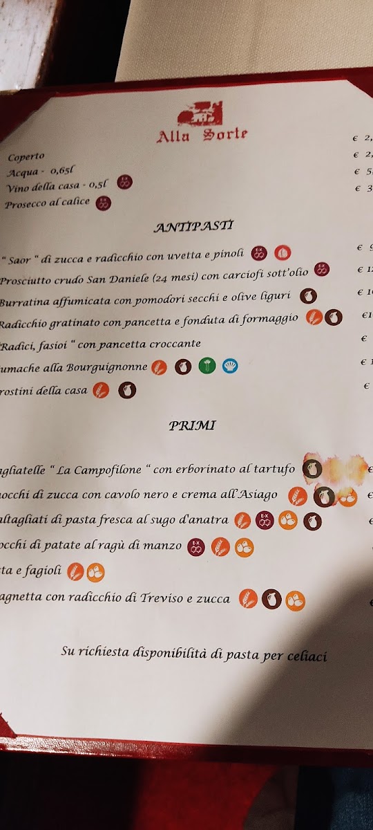 Antica Osteria alla Sorte Photo Menu 9