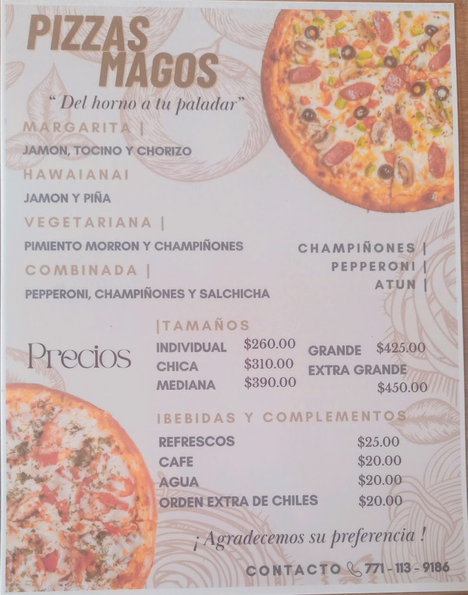 Pizzas Magos Photo Menu 1