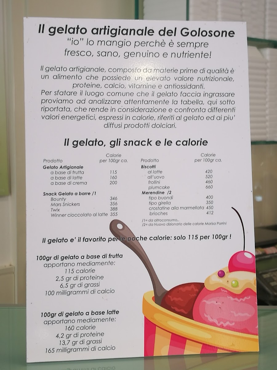 Gelateria Il Golosone Photo Menu 2