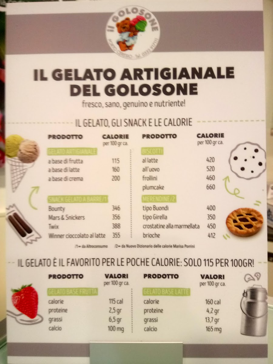 Gelateria Il Golosone Photo Menu 3
