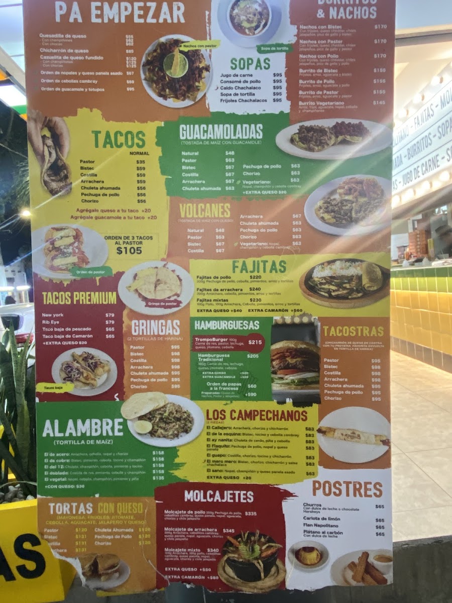 Los Chachalacos Photo Menu 1