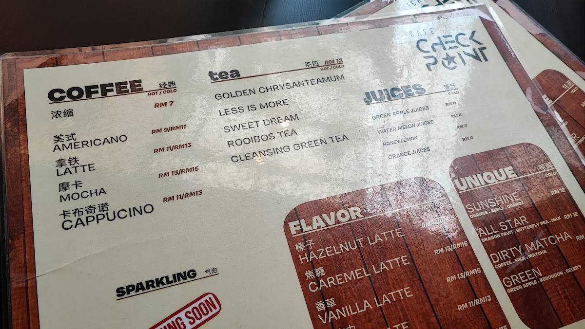 Check Point Setapak Cafe Photo Menu 6