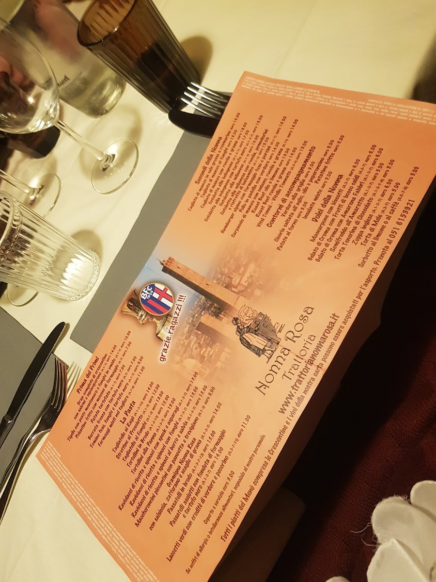 Trattoria Nonna Rosa Photo Menu 3