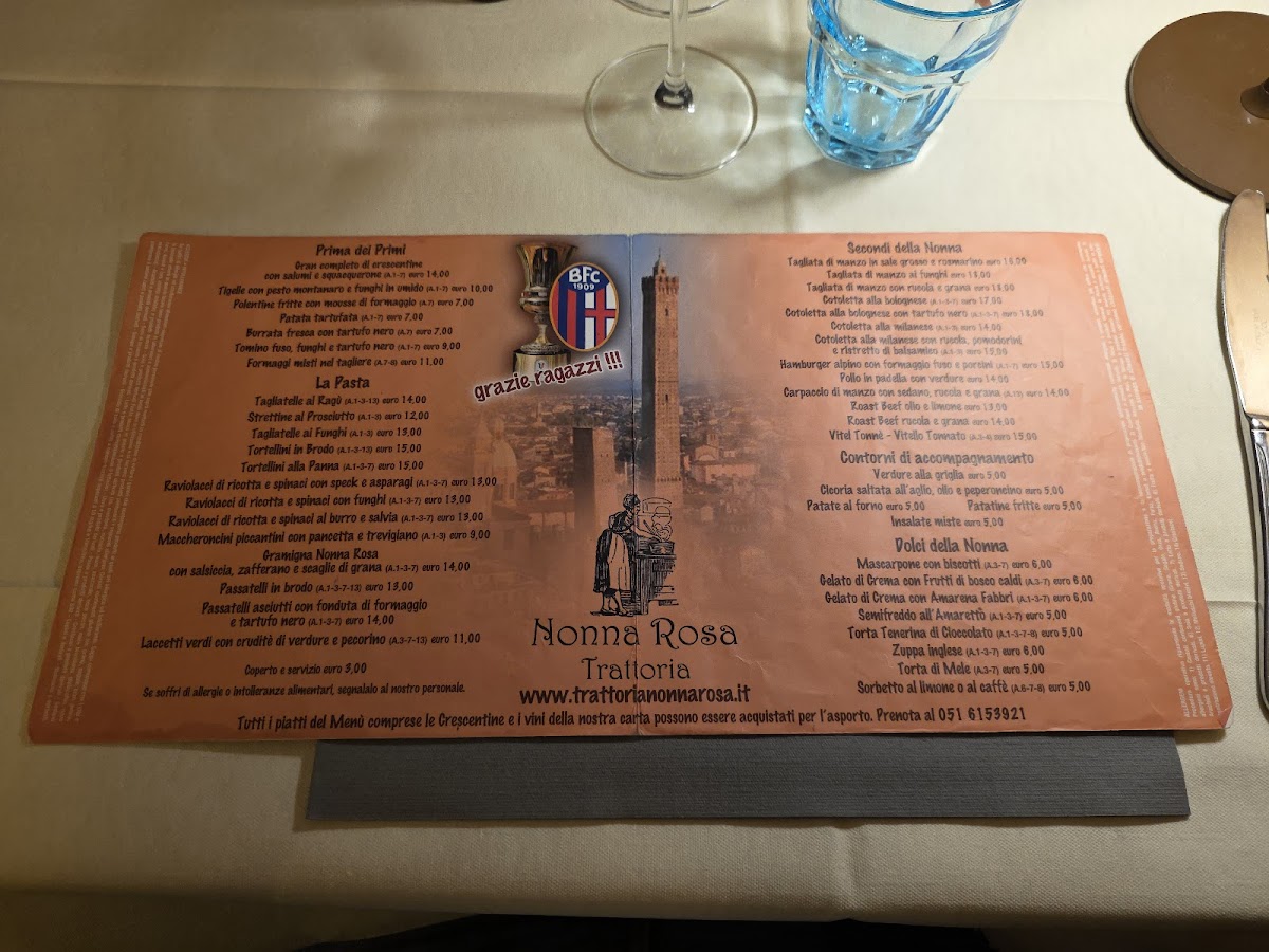 Trattoria Nonna Rosa Photo Menu 5