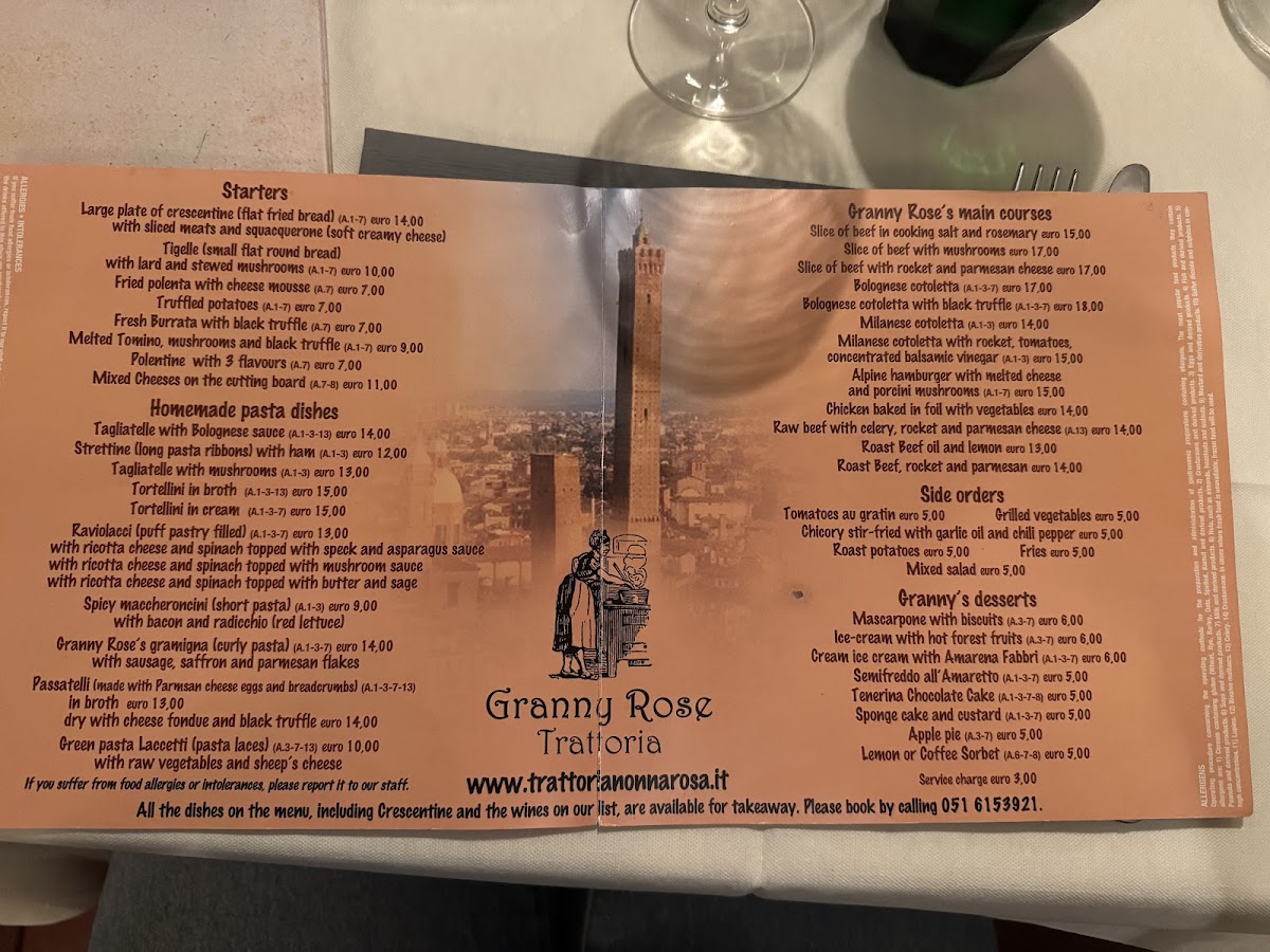 Trattoria Nonna Rosa Photo Menu 6