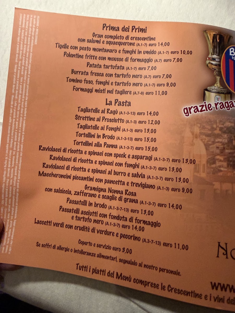 Trattoria Nonna Rosa Photo Menu 8