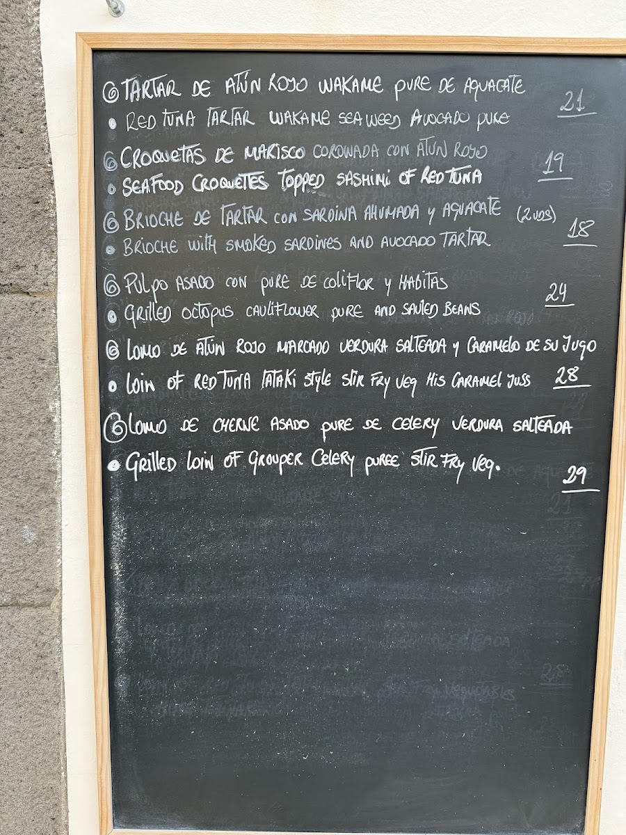 Primario Gastrobar Photo Menu 1