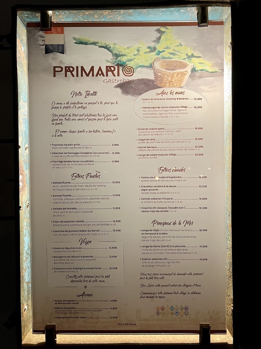 Primario Gastrobar Photo Menu 7