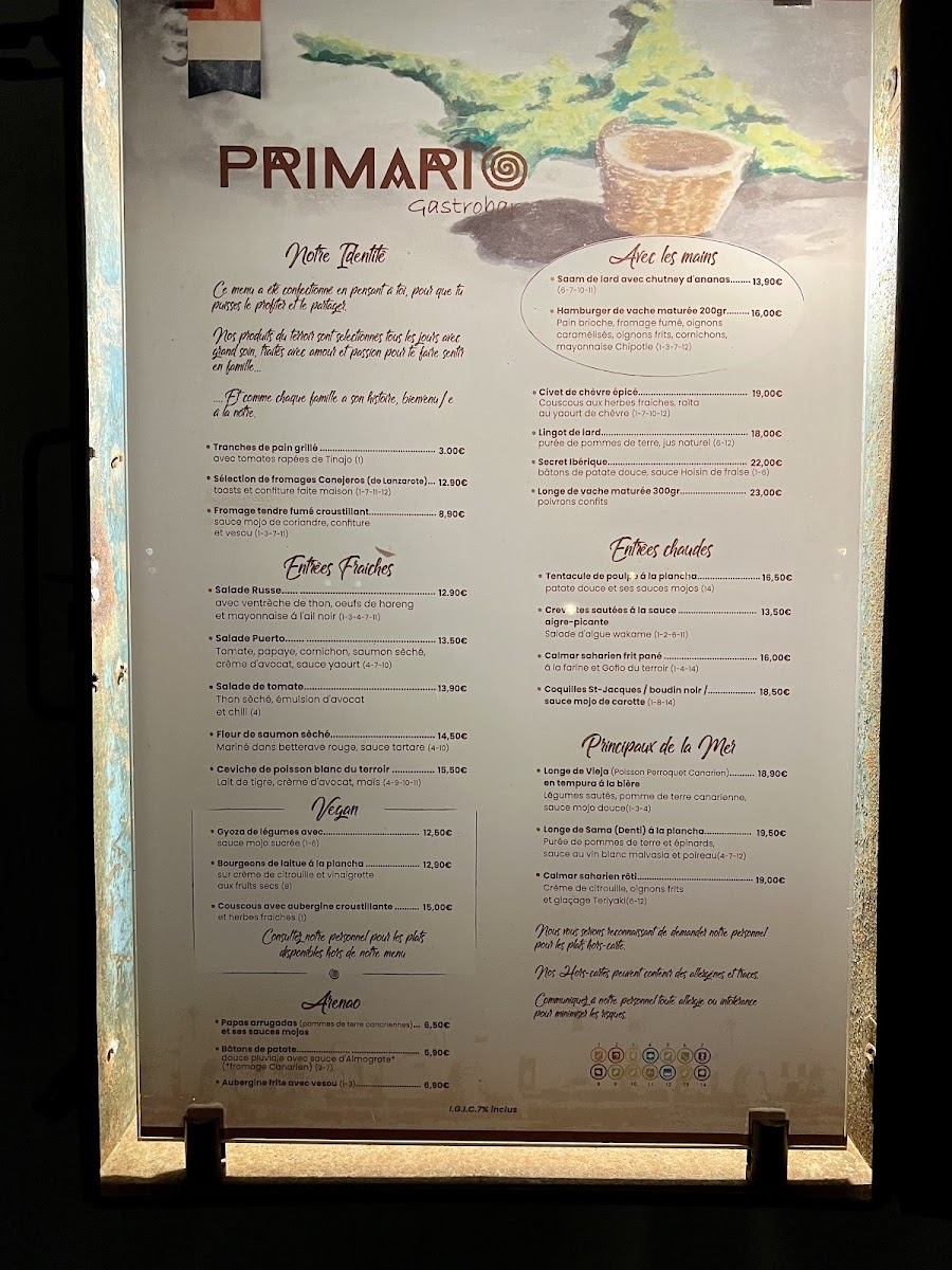 Primario Gastrobar Photo Menu 8