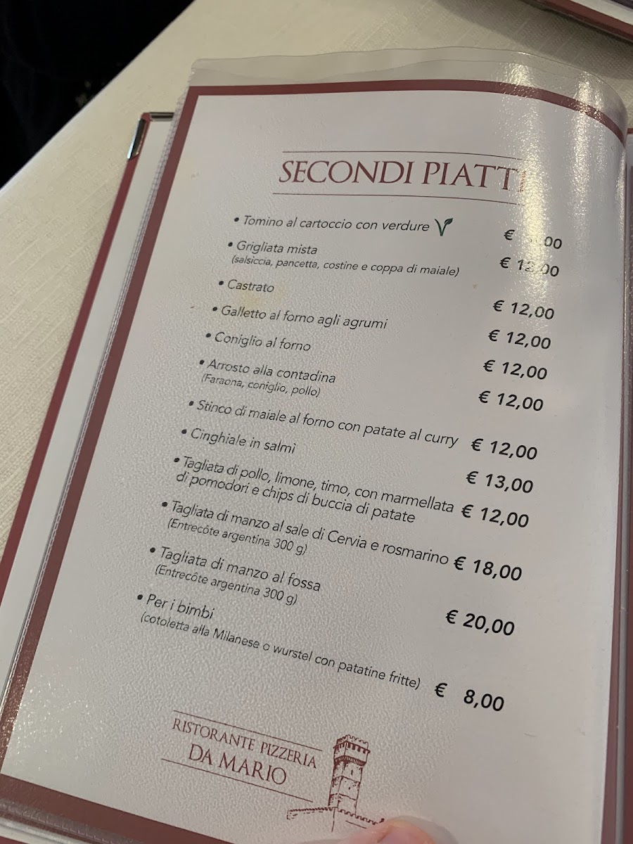 Trattoria Storica da Mario Photo Menu 4