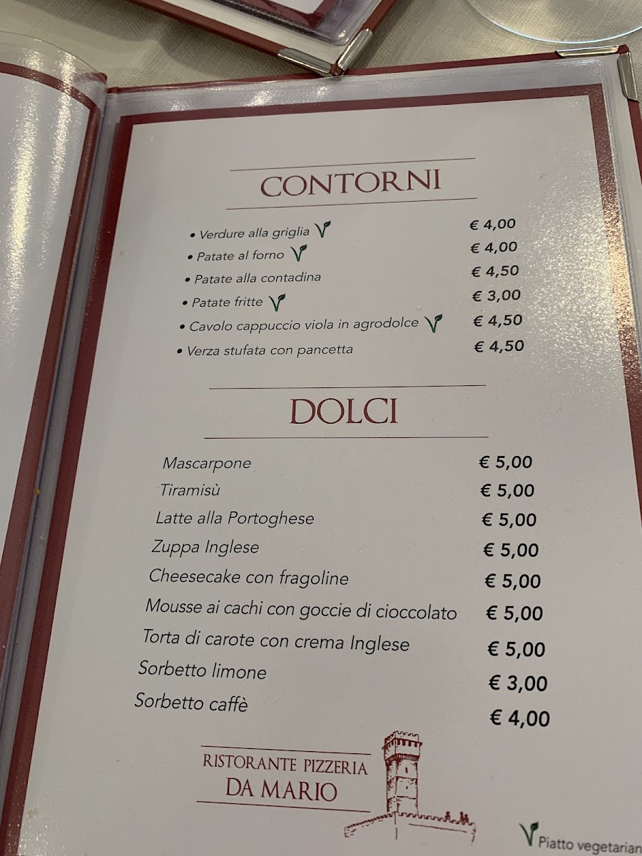 Trattoria Storica da Mario Photo Menu 5