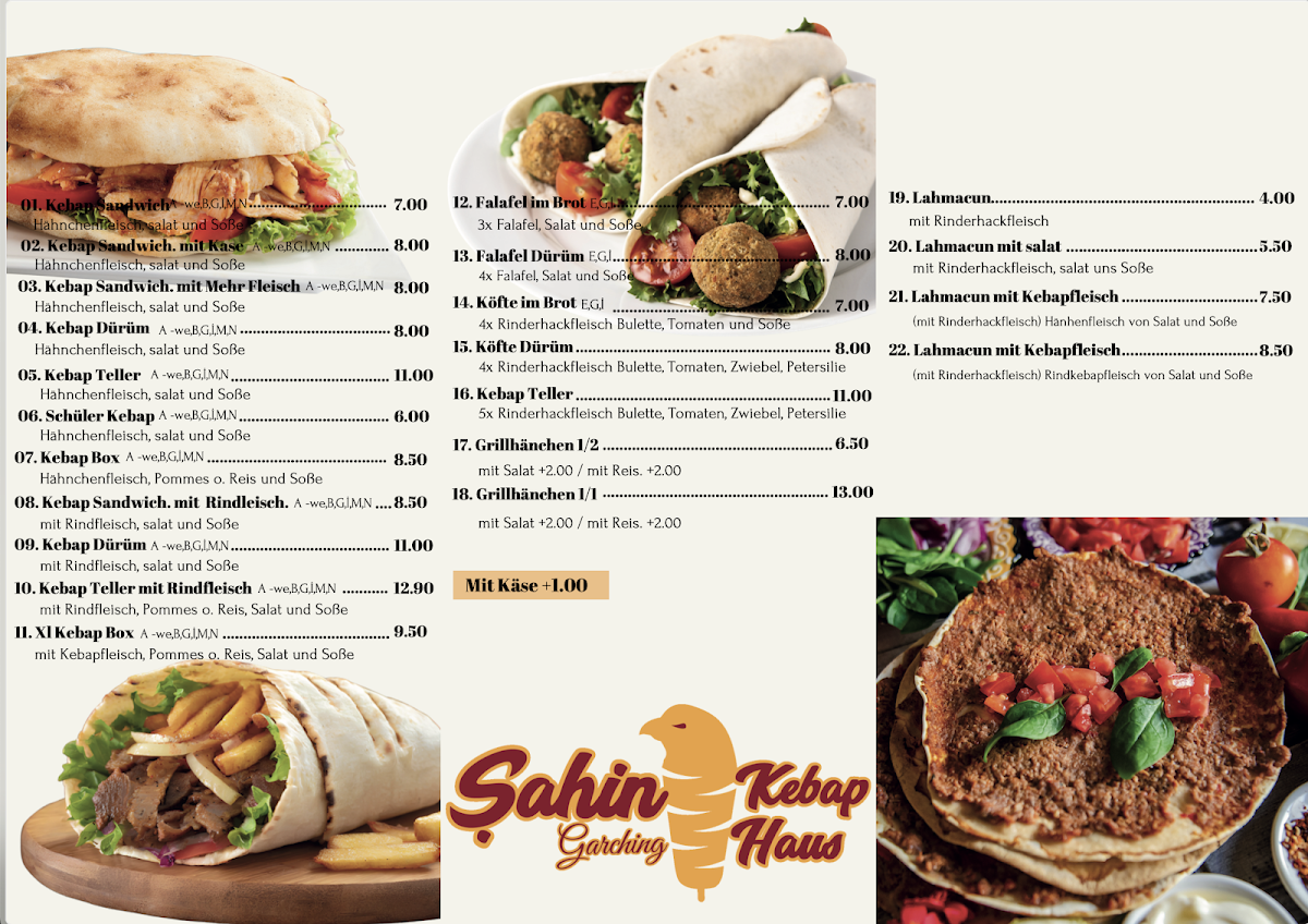 Şahin Kebap Haus Photo Menu 1
