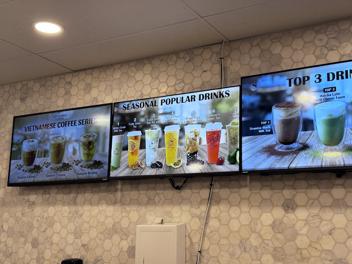 September Coffee House Photo Menu 8