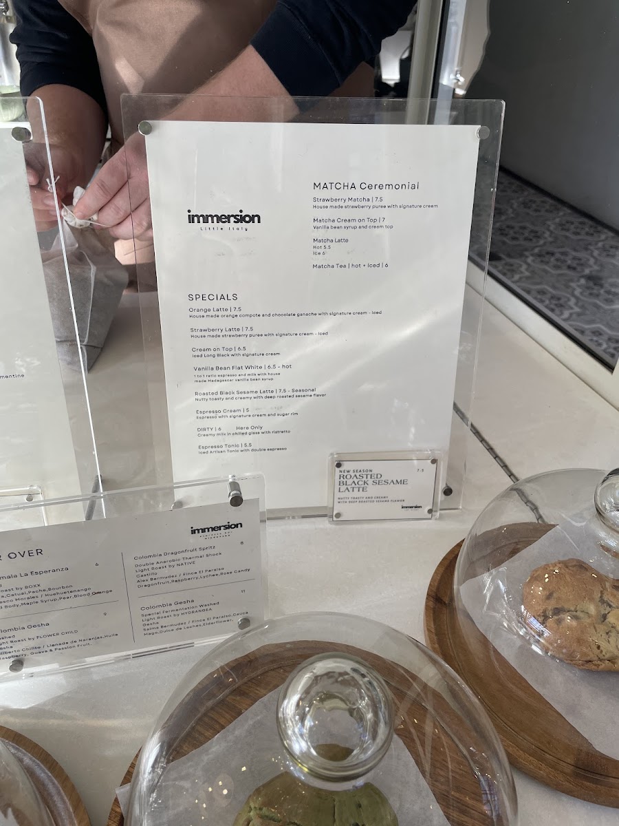 Immersion Coffee Photo Menu 7