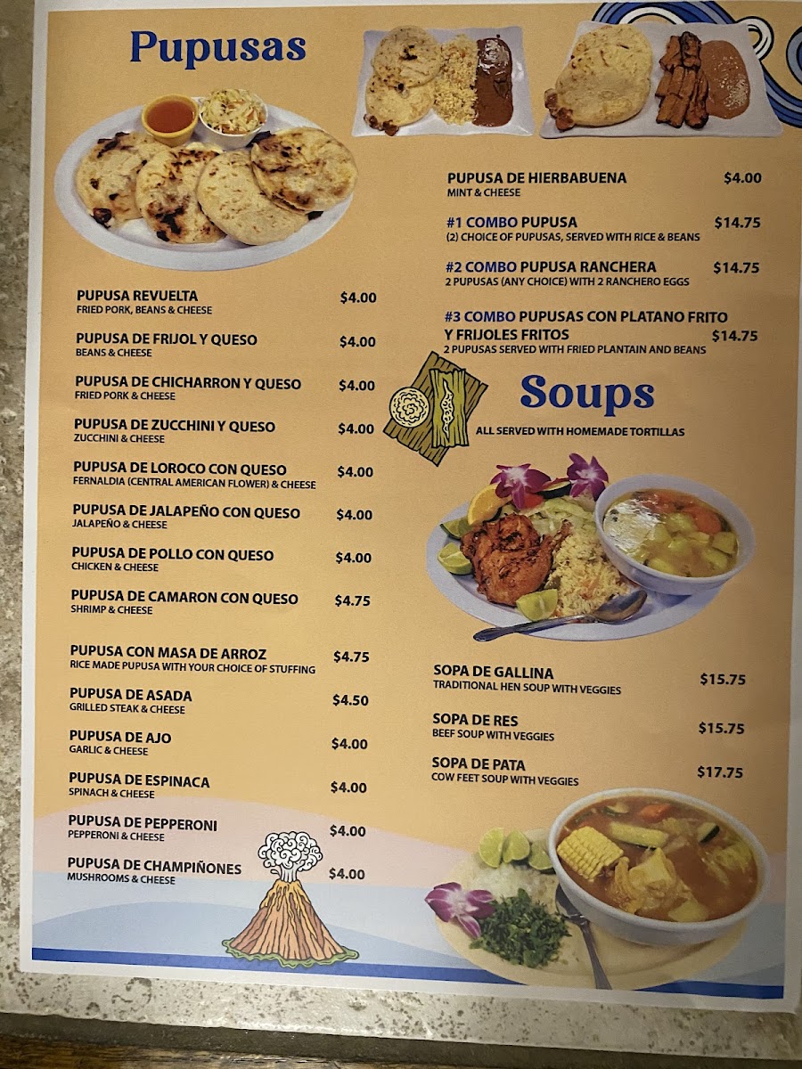 El Centro Americano Restaurant Photo Menu 1