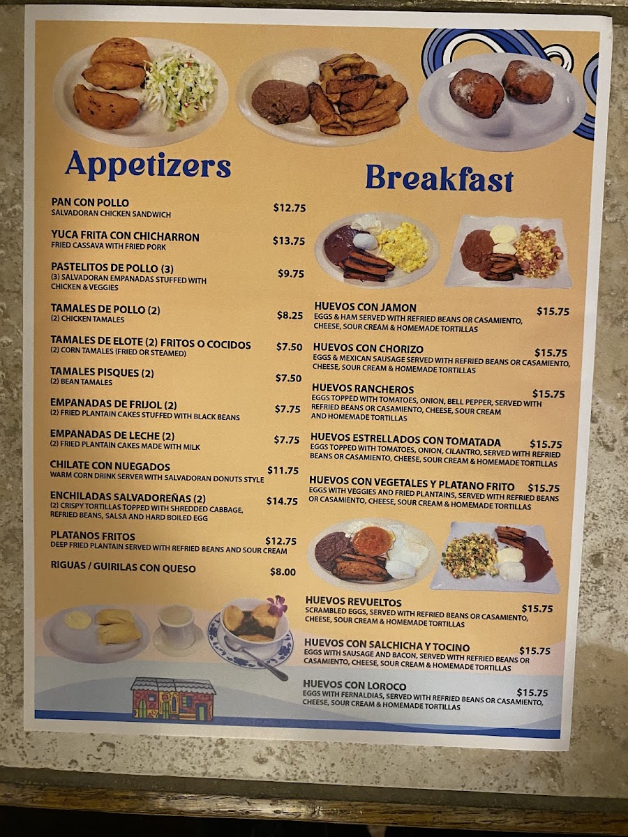 El Centro Americano Restaurant Photo Menu 4