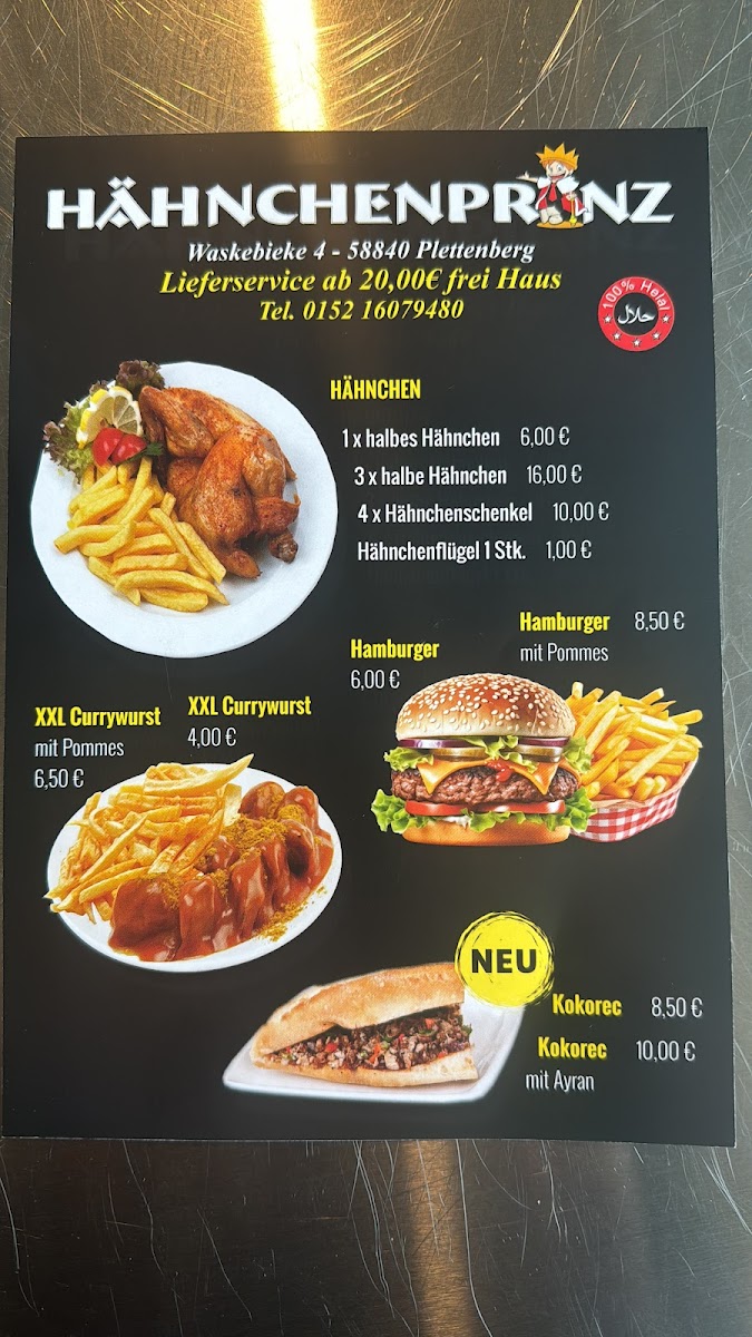 Hahnchenprinz plettenberg Photo Menu 1