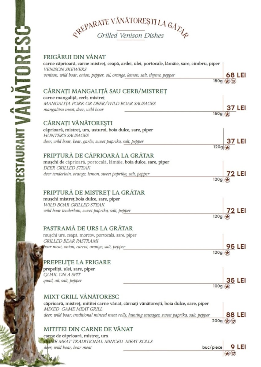 Restaurant Vânătoresc Furnica Photo Menu 2