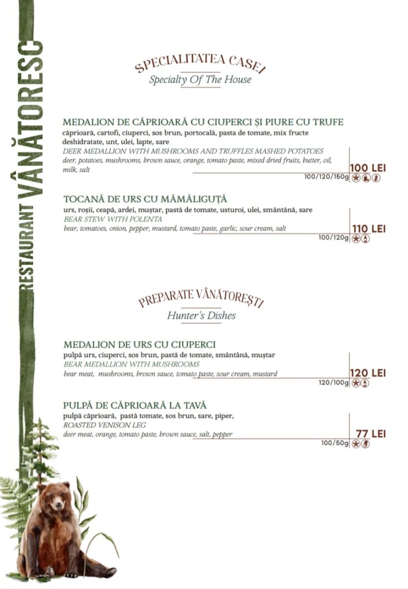 Restaurant Vânătoresc Furnica Photo Menu 4